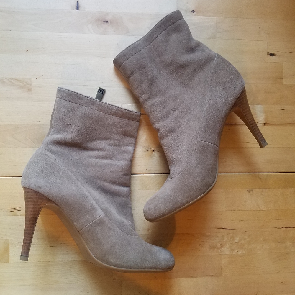 Suede Coach boots